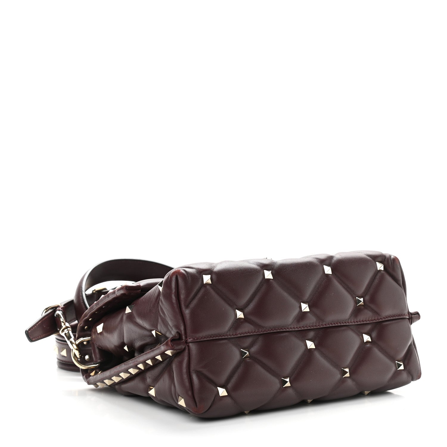 Valentino Garavani Nappa Medium Candystud Top Handle Bag Rubin 4 of 11