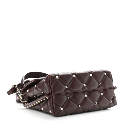 Valentino Garavani Nappa Medium Candystud Top Handle Bag Rubin 4 of 11