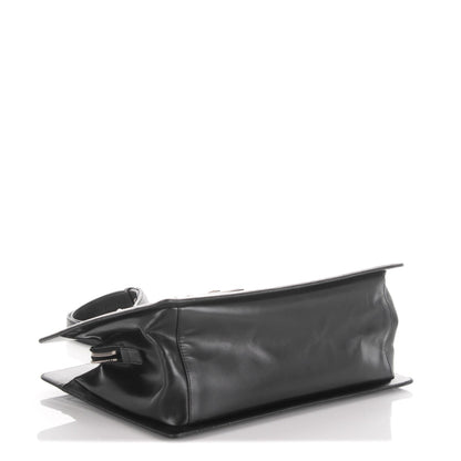 Chanel Glazed Calfskin Boy Tote Black 4 of 8