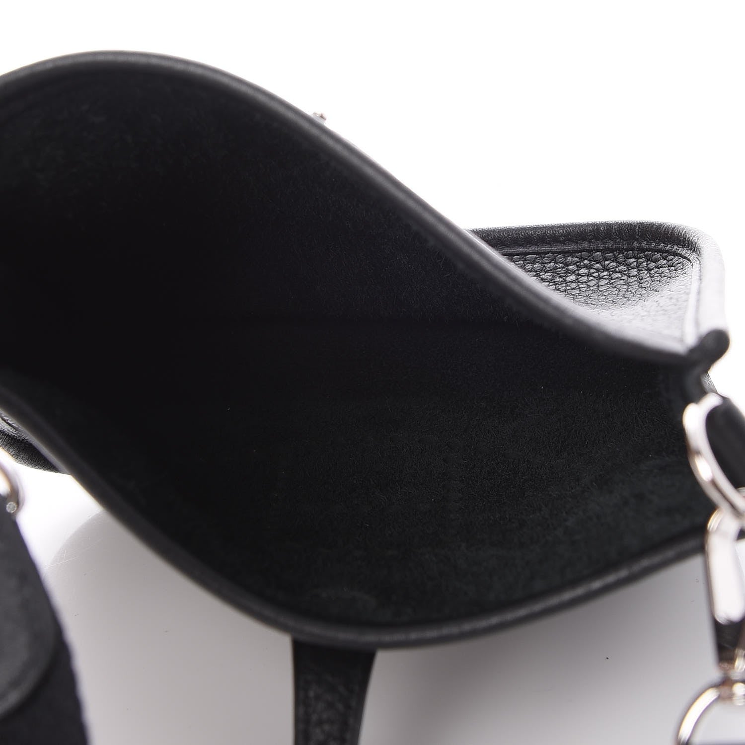 Hermes Taurillon Clemence Evelyne TPM Black 5 of 8