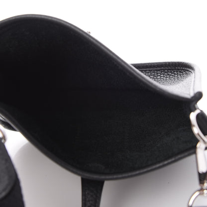 Hermes Taurillon Clemence Evelyne TPM Black 5 of 8