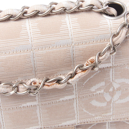 Chanel Nylon Medium Travel Flap Light Beige 11 of 11