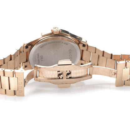 Gucci Stainless Steel 38mm G-Timeless Diamante Quartz Watch Rose 6 of 7