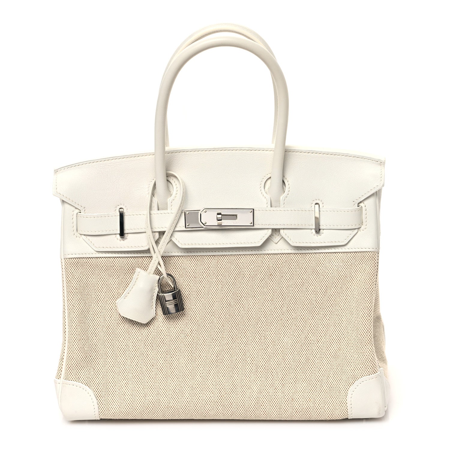 Hermes Toile Swift Birkin 30 White 1 of 12