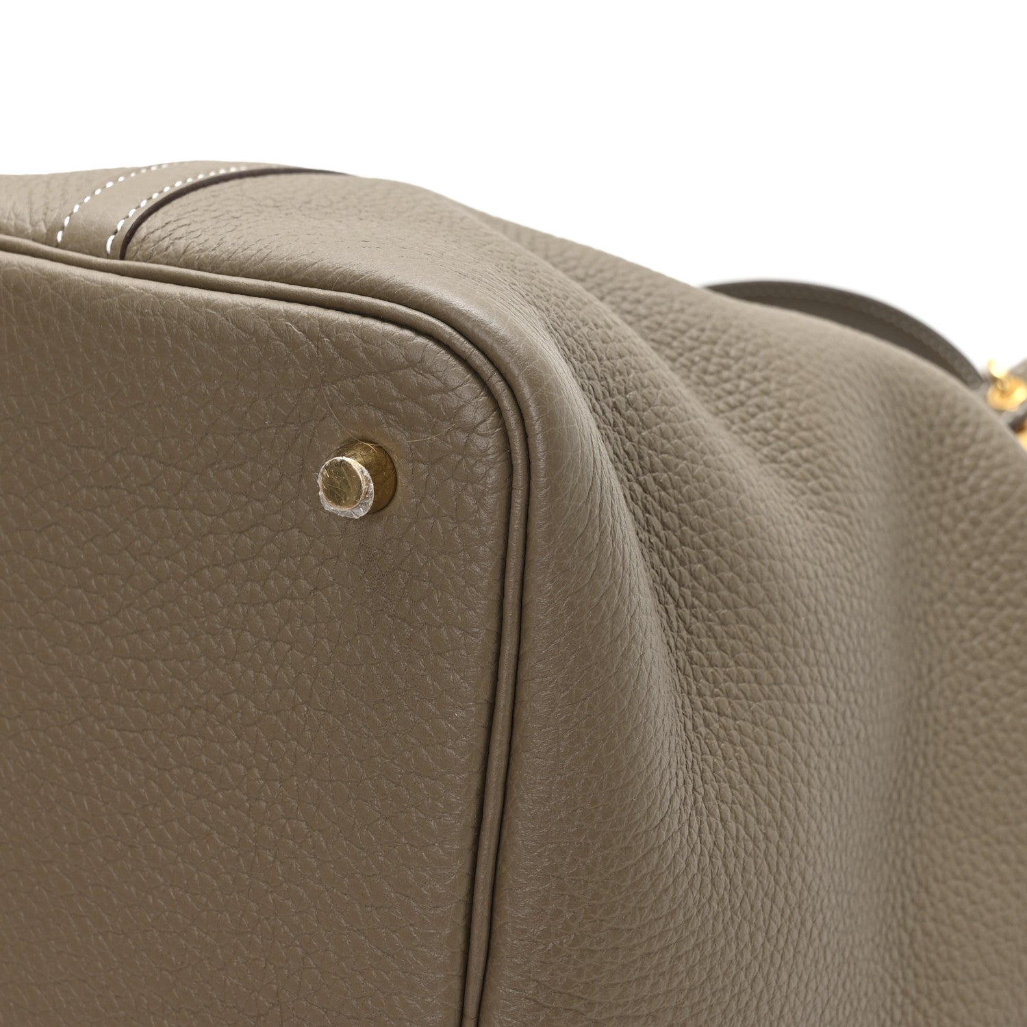Hermes Taurillon Clemence Picotin Lock 22 MM Etoupe 23 of 23
