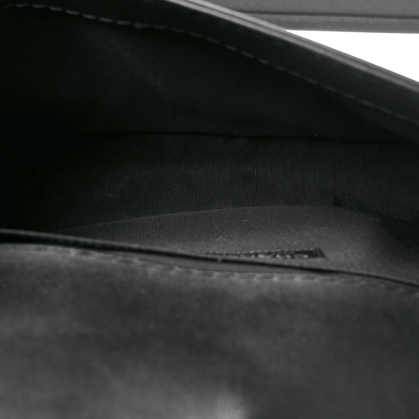 Lambskin Stitch Quilted Medium Boy Flap Black