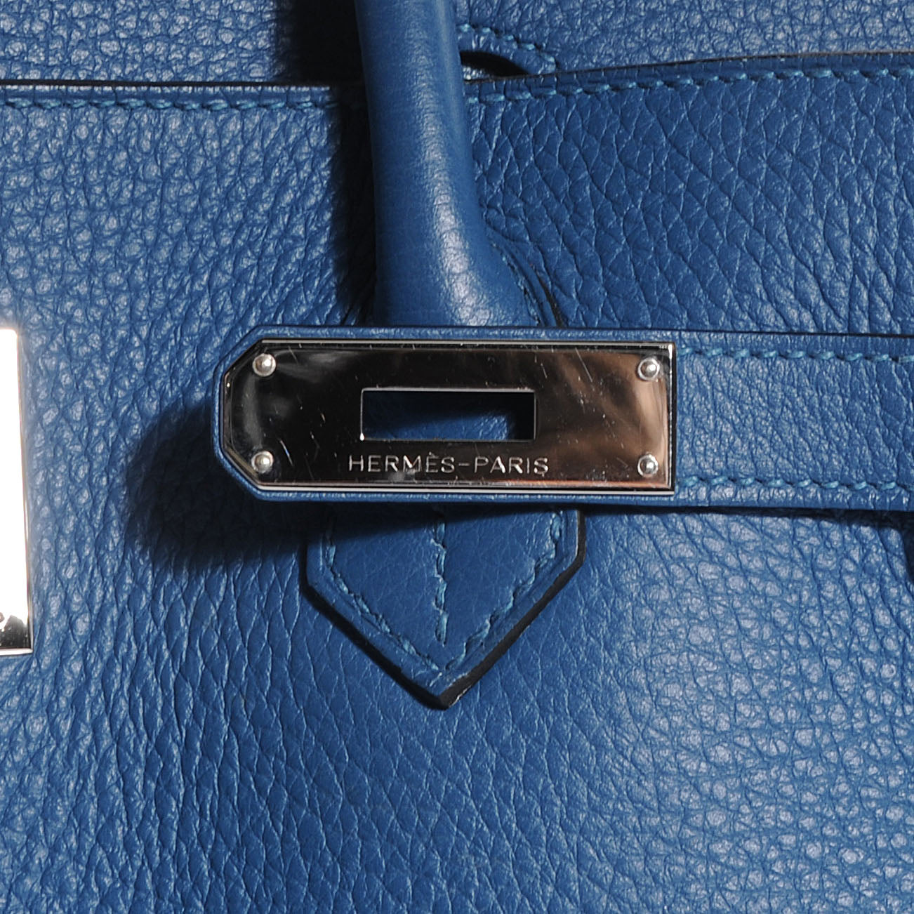 Togo Birkin 40 Bleu De Galice