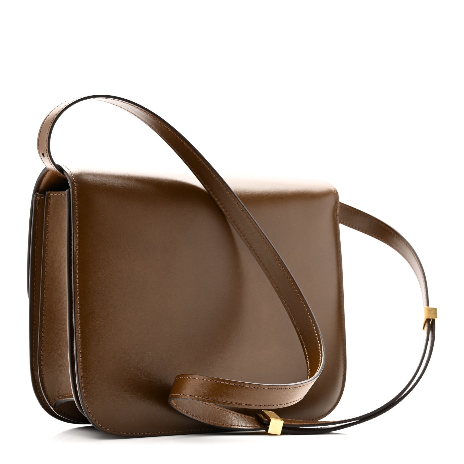 Celine Box Calfskin Medium Classic Box Flap Bag Camel 3 of 10