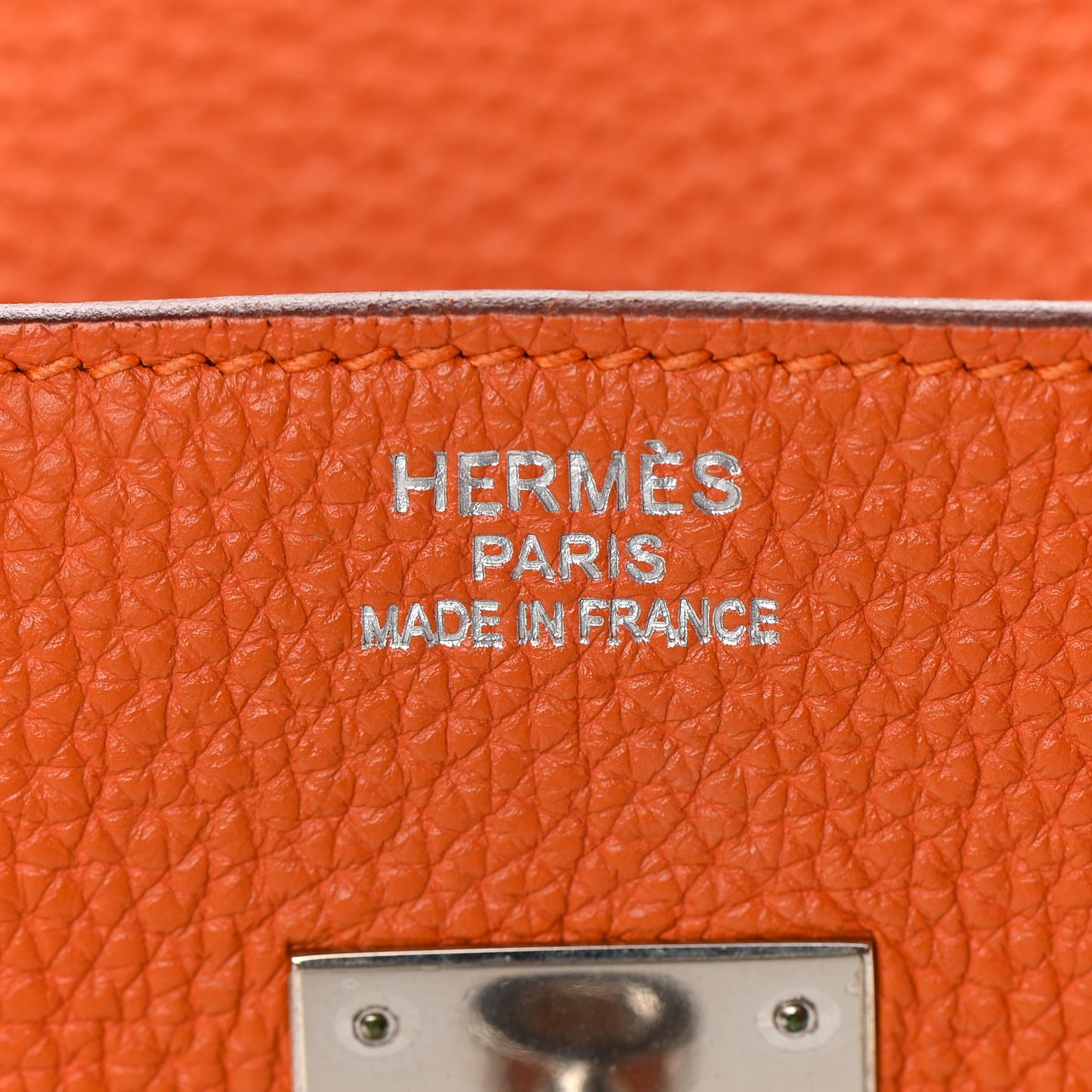 Togo Birkin 35 Orange