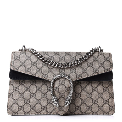 Gucci GG Supreme Monogram Small Dionysus Shoulder Bag Black 1 of 10