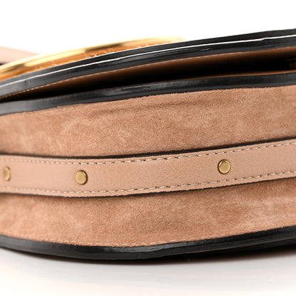 Chloe Calfskin Suede Small Nile Bracelet Bag Biscotti Beige 9 of 17