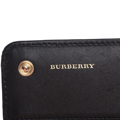 Burberry Haymarket Check Continental Flap Wallet Chocolate 7 of 14