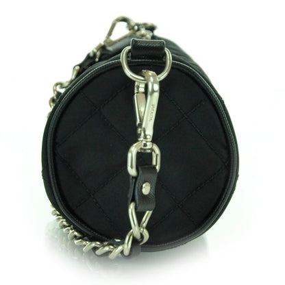 Prada Tessuto Nylon Quilted Handbag Nero Black 2 of 9