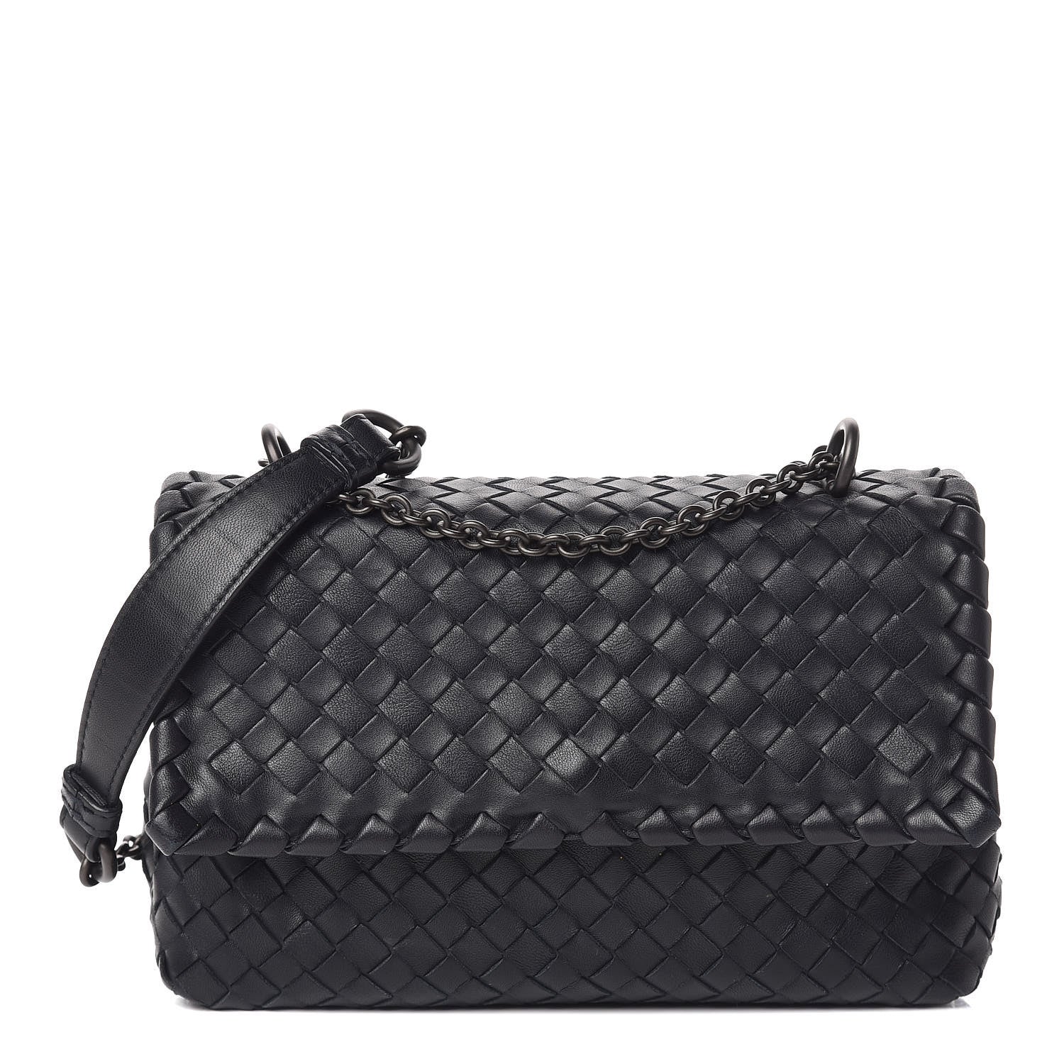 Bottega Veneta Nappa Intrecciato Baby Olimpia Shoulder Bag Tourmaline 1 of 14