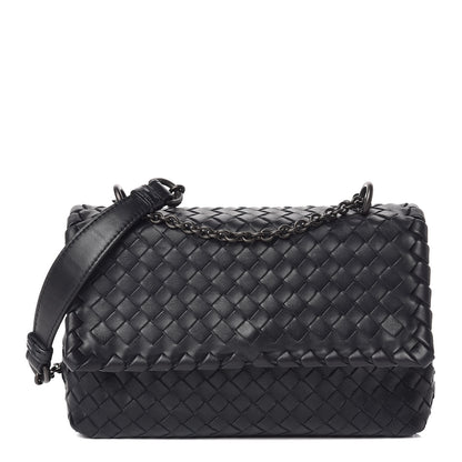 Bottega Veneta Nappa Intrecciato Baby Olimpia Shoulder Bag Tourmaline 1 of 14