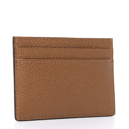 Gucci Grainy Calfskin Zumi Card Holder Friky Taupe 3 of 6