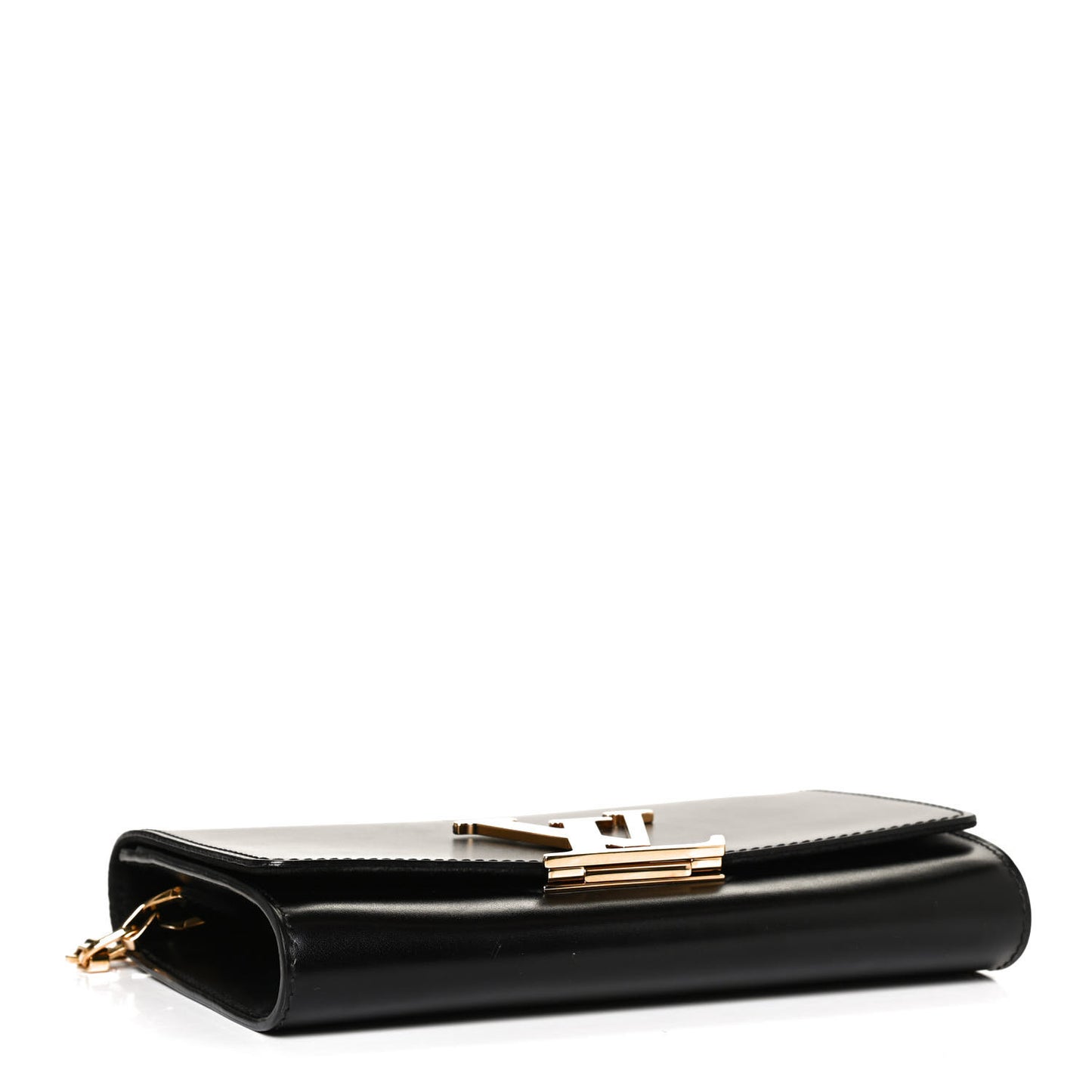 Calfskin Chain Louise GM Black