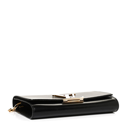 Louis Vuitton Calfskin Chain Louise GM Black 4 of 10