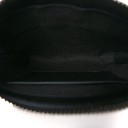 Gucci GG Supreme Monogram Web Small Flat Messenger Bag Black Grey 5 of 9