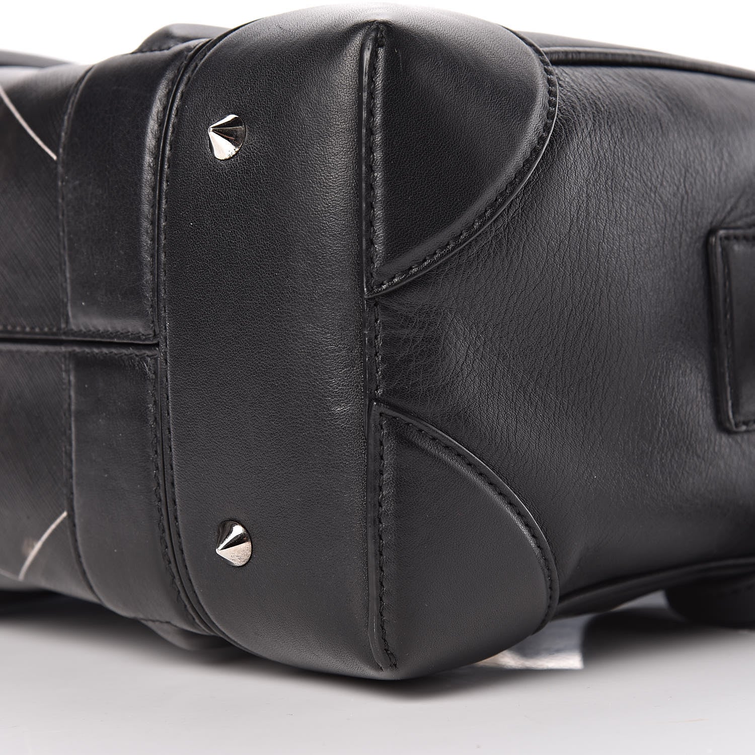 Givenchy Calfskin Coated Canvas Madonna Print Mini Lucrezia Black 6 of 11