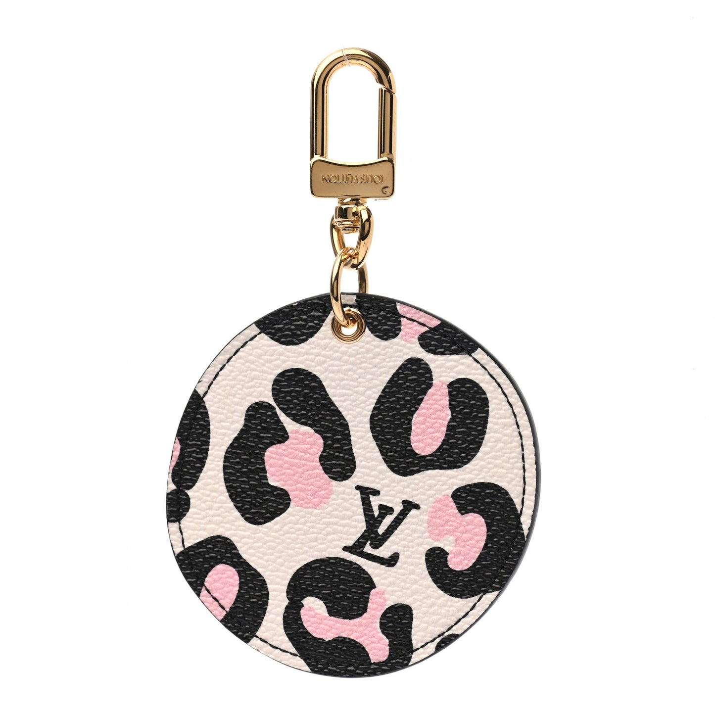 Monogram Wild At Heart Illustre Bag Charm Key Ring Black