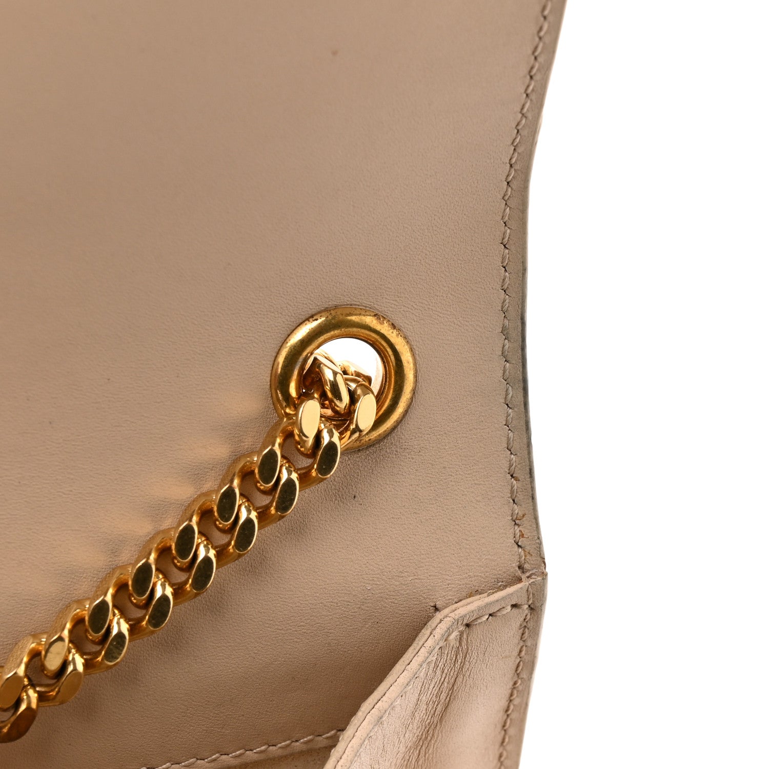 Saint Laurent Smooth Calfskin Medium Classic Monogram Kate Tassel Satchel Nude Powder 14 of 16