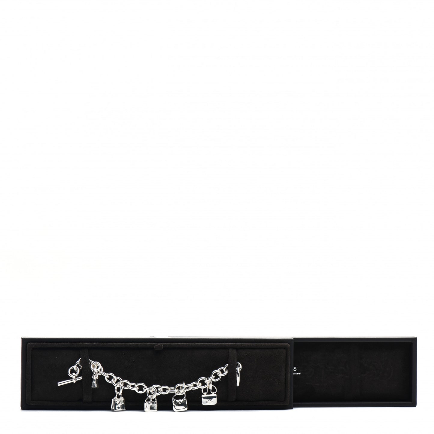 Sterling Silver Five Bags Amulette Charm Bracelet ST