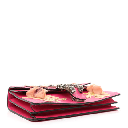 Gucci Pebbled Calfskin Embellished Guccify Small Dionysus Shoulder Bag Rosa 4 of 10