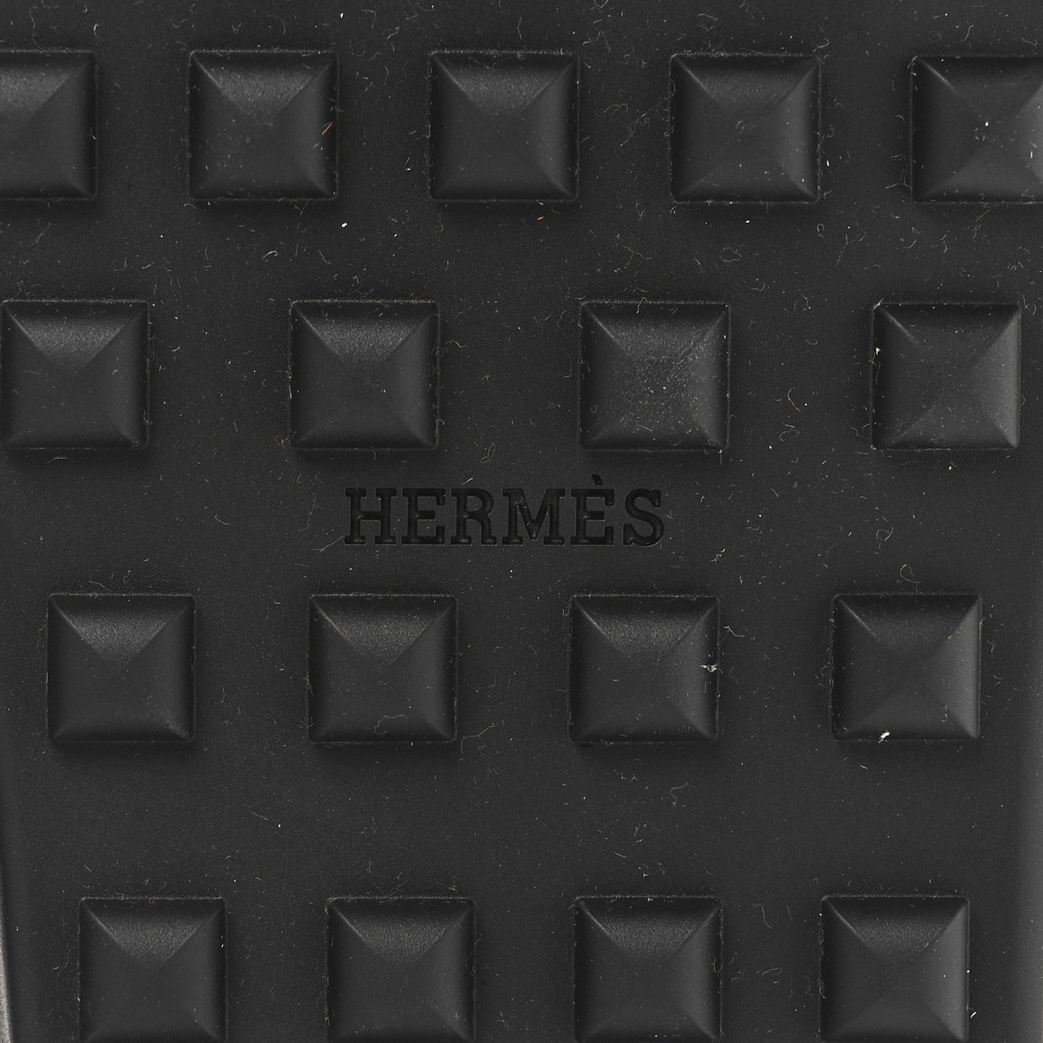 Hermes Suede Calfskin Lazy Loafers 37 Black 8 of 9