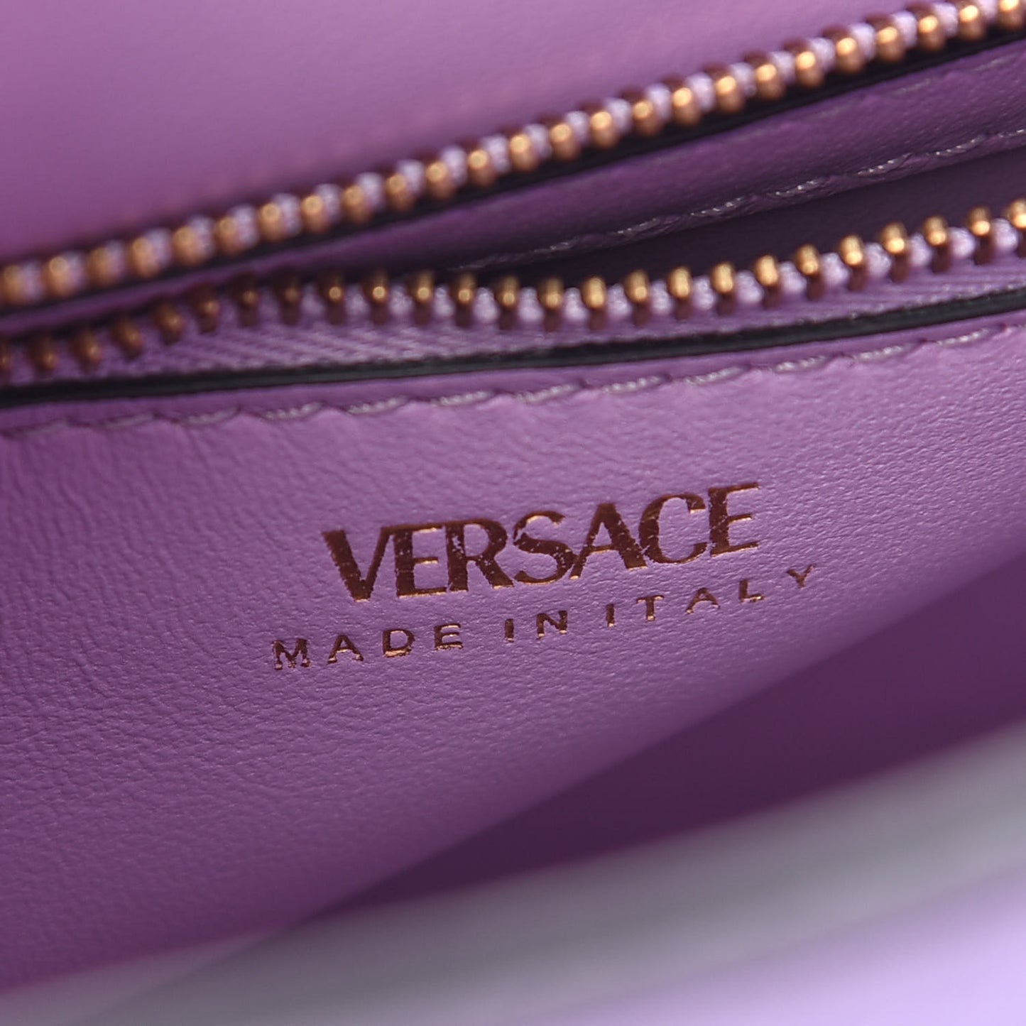 Calfskin Medusa Small Top Handle Handbag Lilac