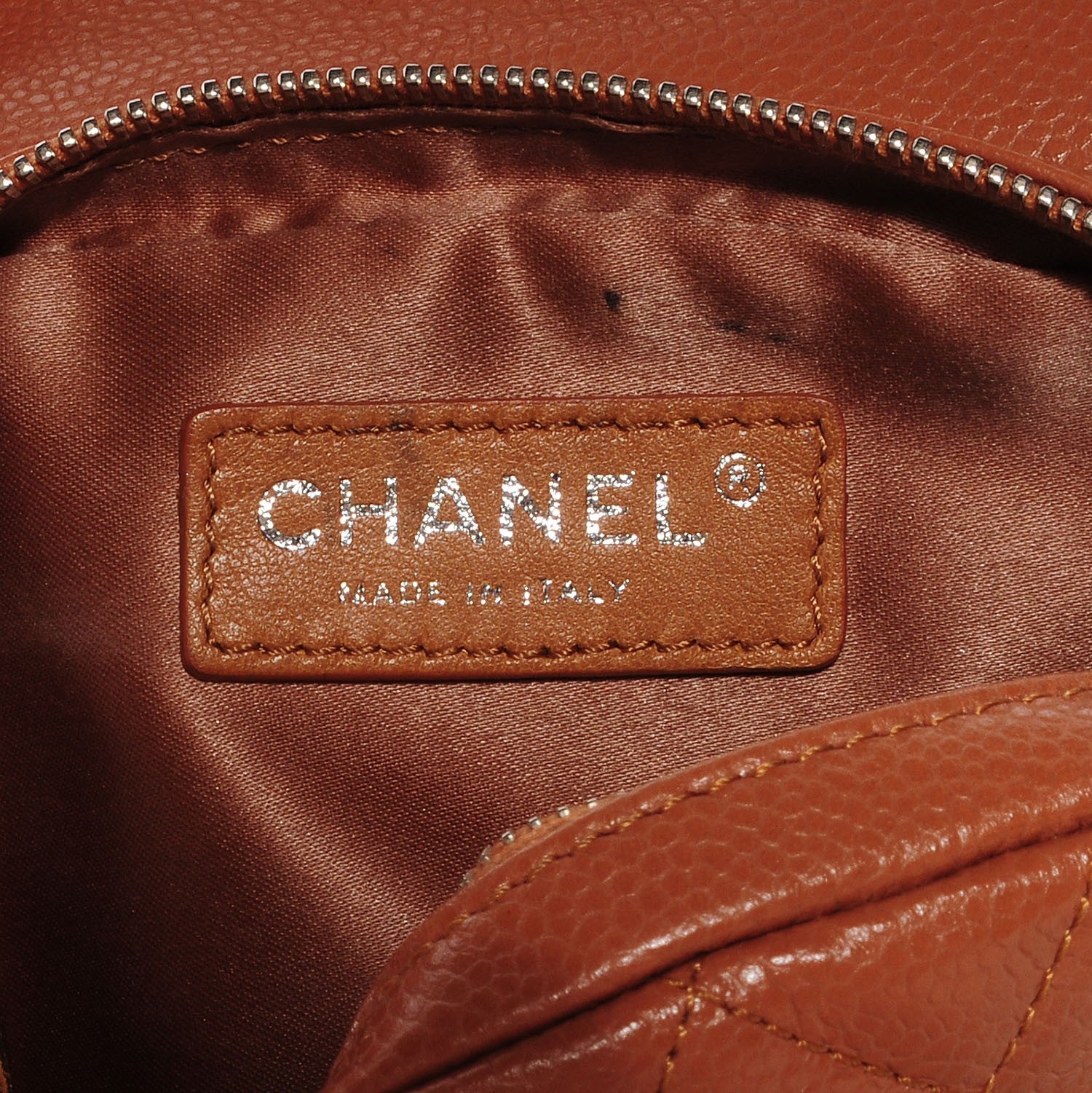 Chanel Caviar Quilted New Mini Flap Light Brown 6 of 9