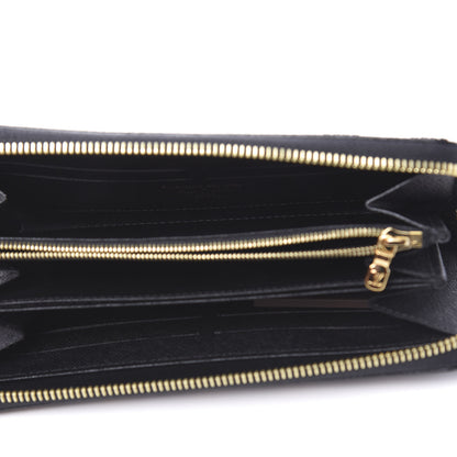 Louis Vuitton Damier Paillettes Zippy Wallet Black 5 of 7
