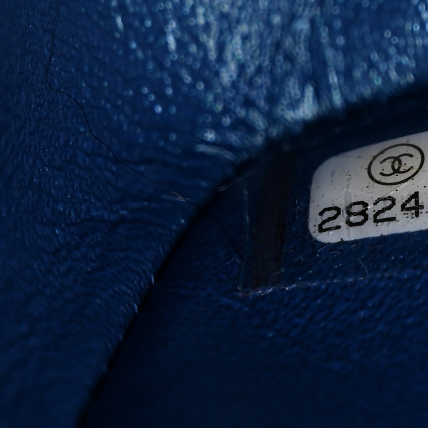 Metallic Calfskin Quilted 2.55 Reissue 225 Flap Blue