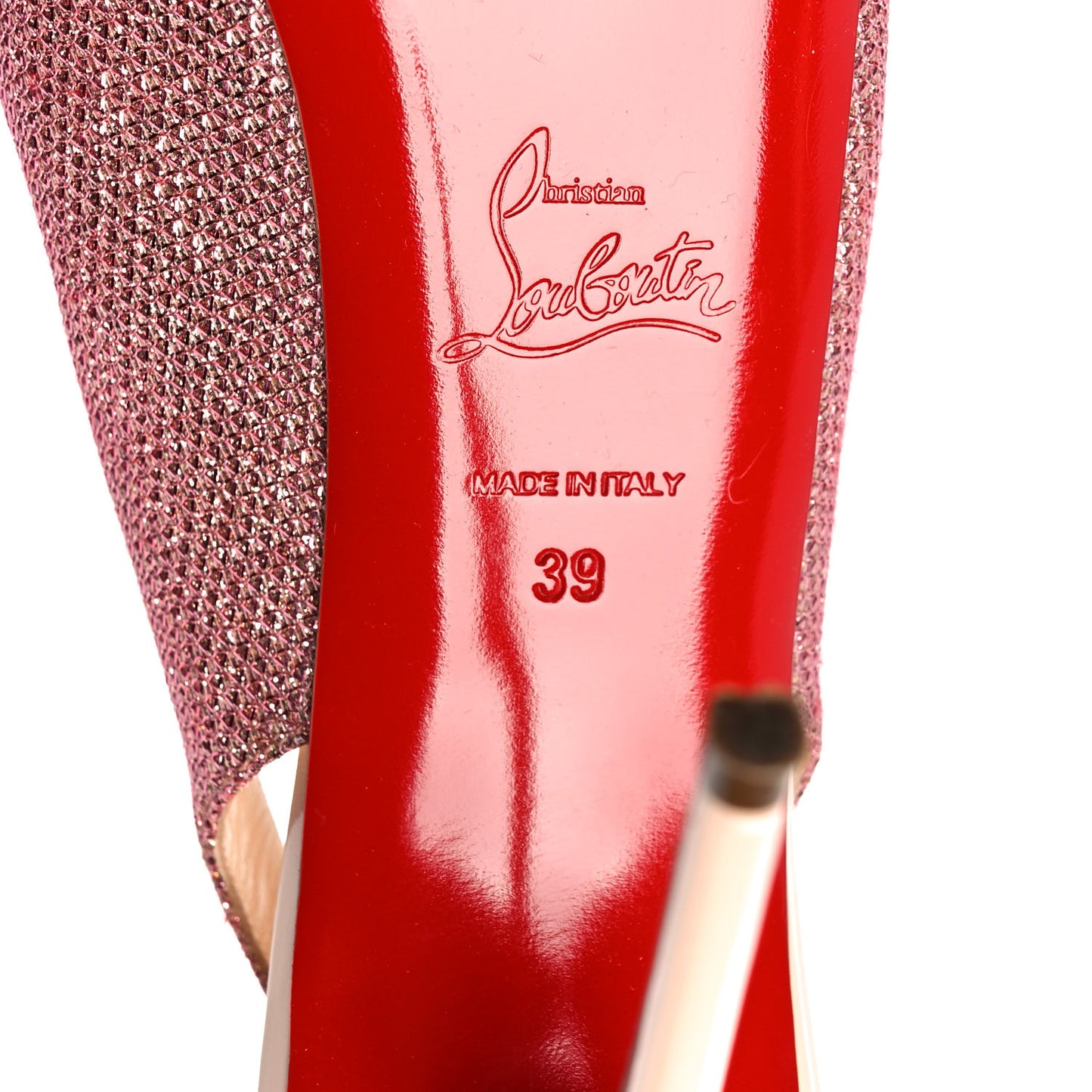 Glitter Private Number 120 Pumps 39 Poudre