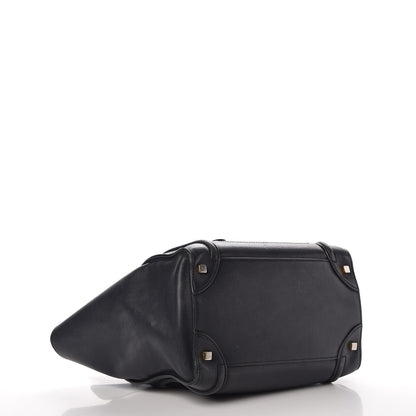 Celine Smooth Calfskin Mini Luggage Navy Blue 4 of 21