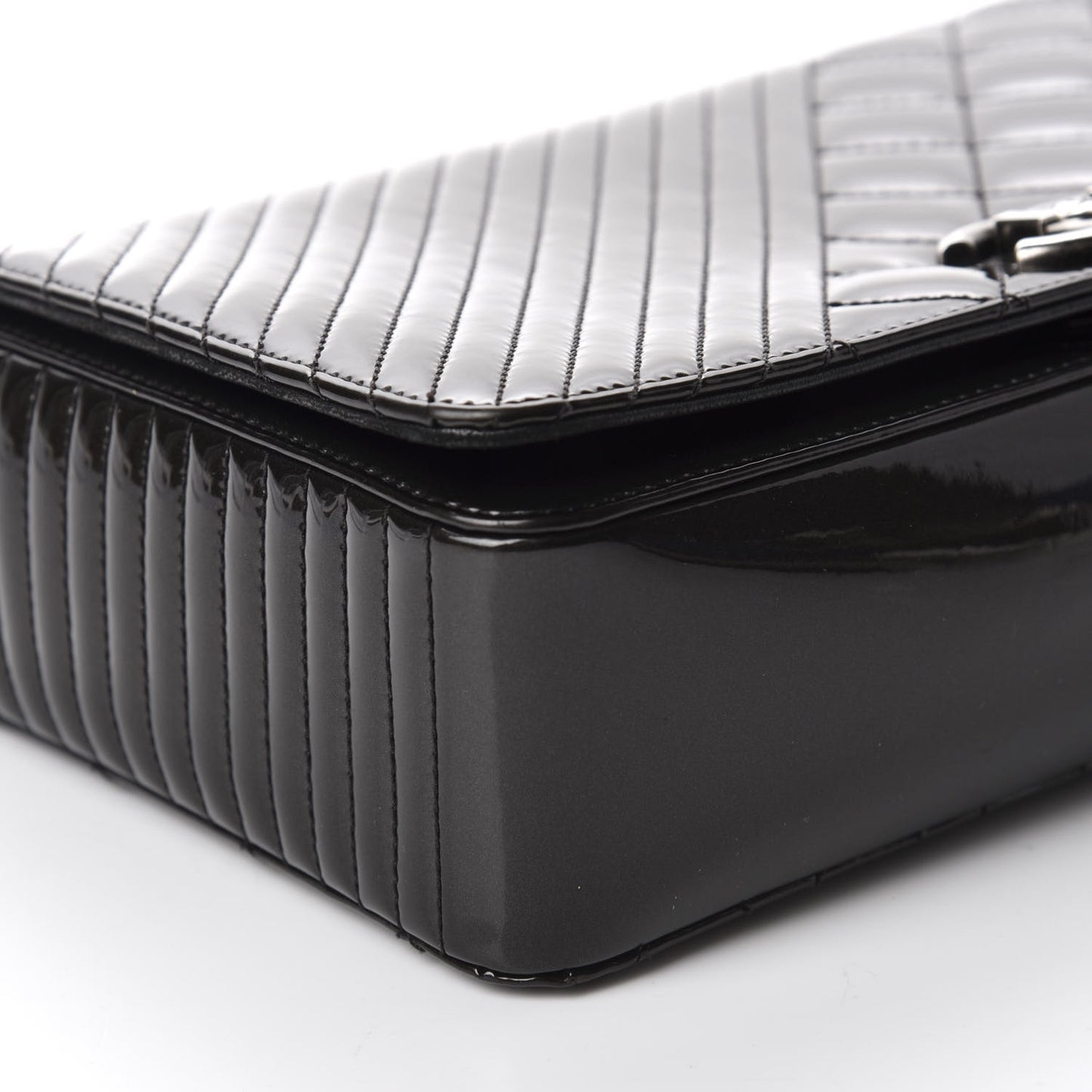 Patent Quilted Medium Coco Boy Flap