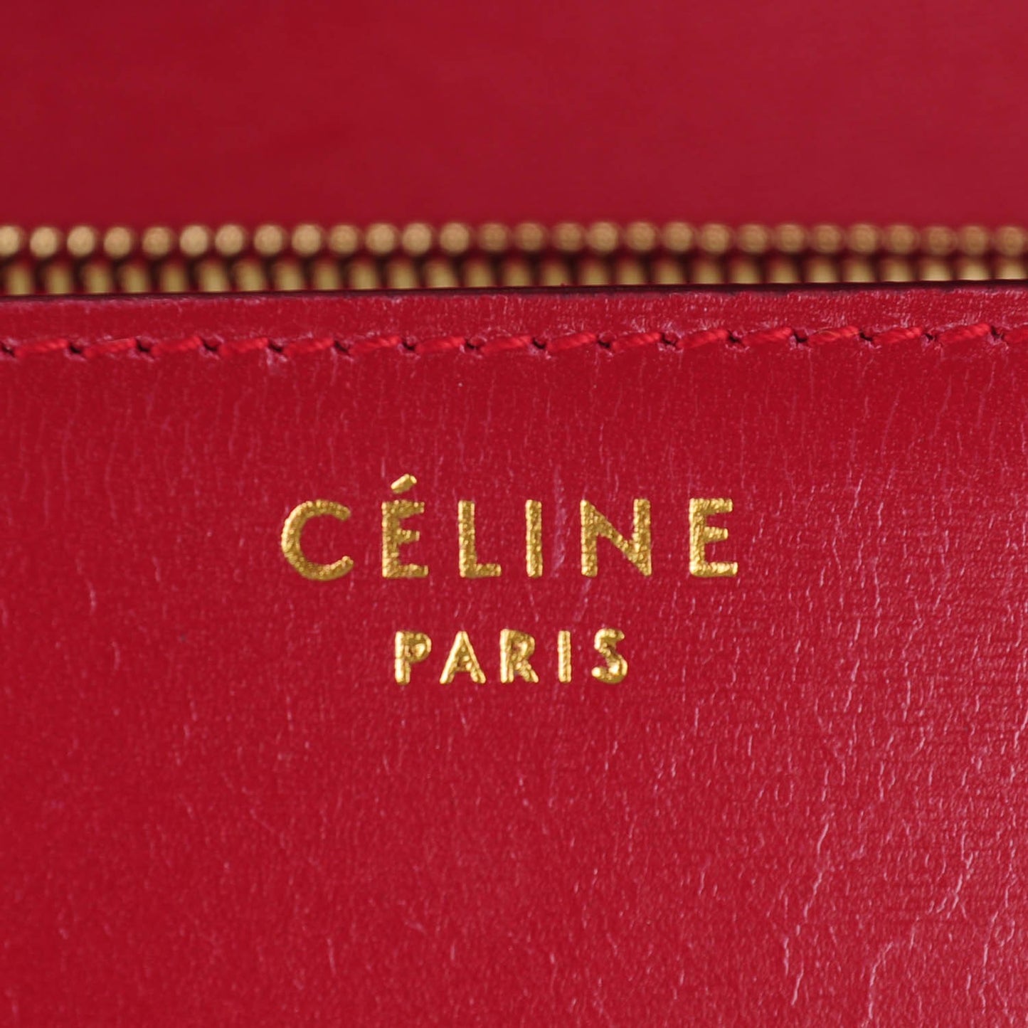 Box Calfskin Medium Classic Box Flap Bag Red
