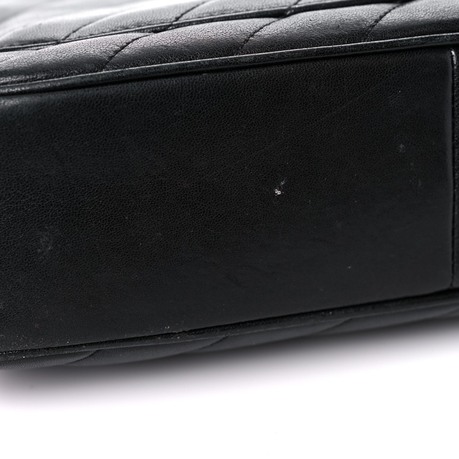 Chanel Lambskin Quilted Jumbo Coco Vintage Flap Black 17 of 22