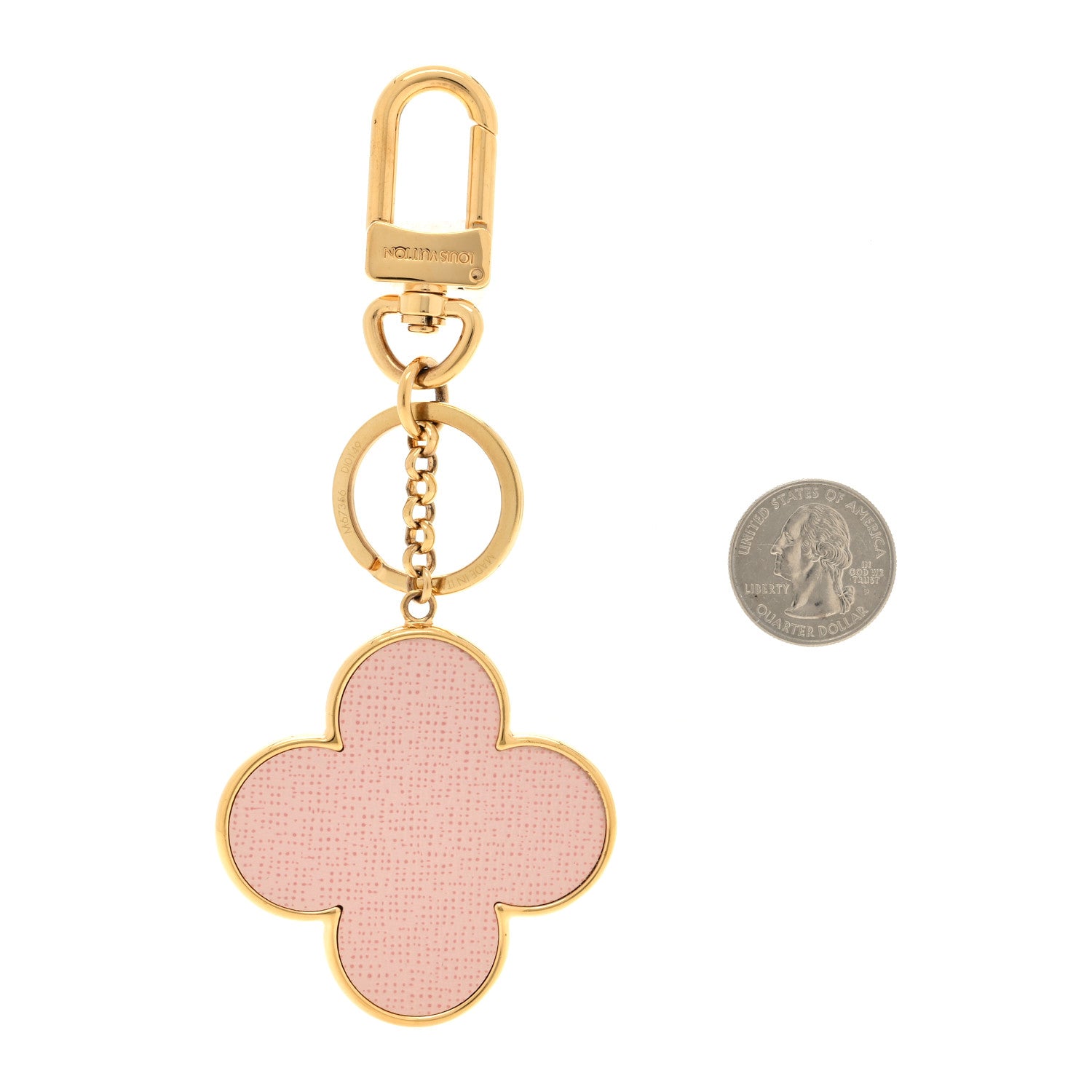 Louis Vuitton Metal Monogram Into The Flower Bag Charm Key Holder 2 of 3