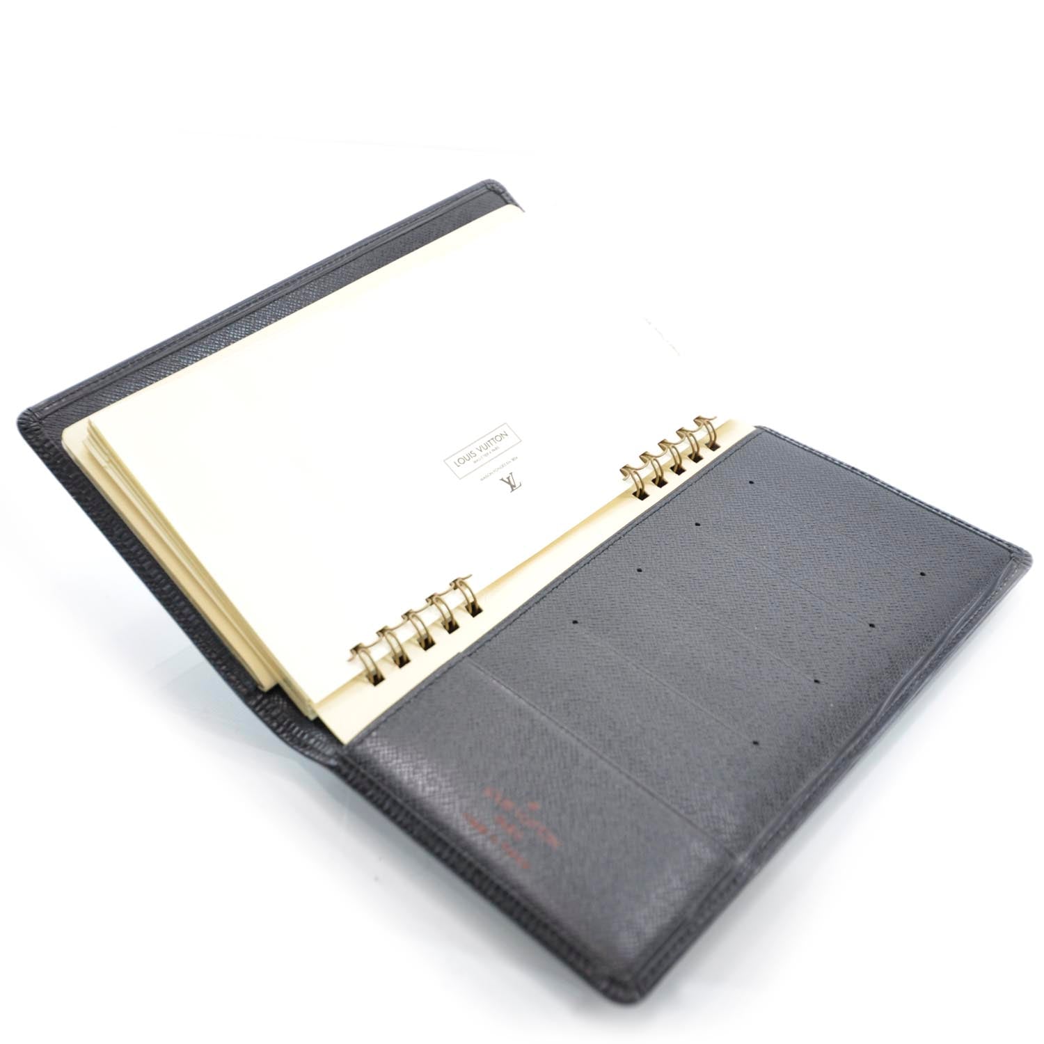 Louis Vuitton Epi Checkbook Organizer Wallet Black 7 of 9