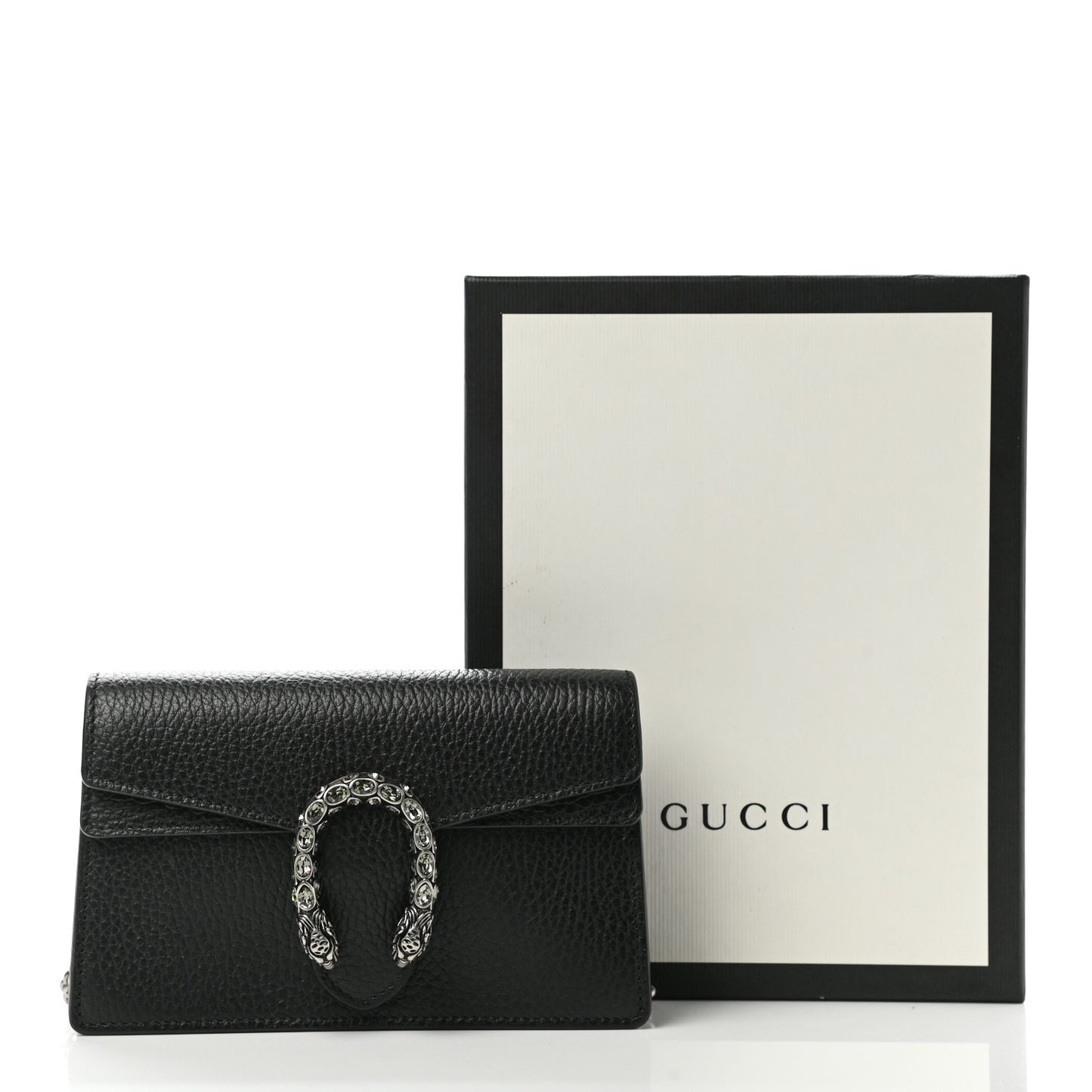 Calfskin Super Mini Dionysus Shoulder Bag Black
