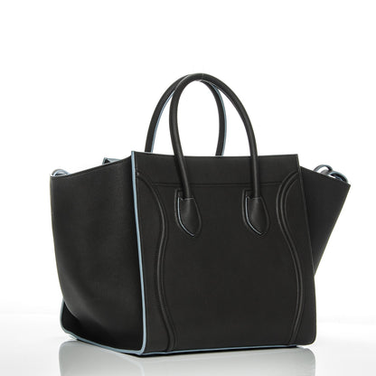 Celine Baby Grained Calfskin Medium Phantom Luggage Anthracite 3 of 7