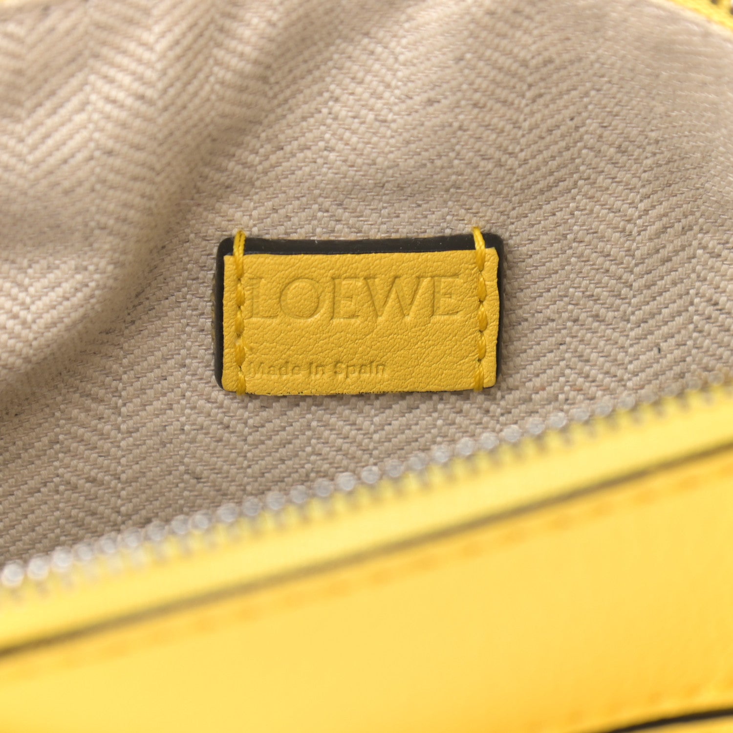 Loewe Calfskin Mini Puzzle Bag Yellow 5 of 10