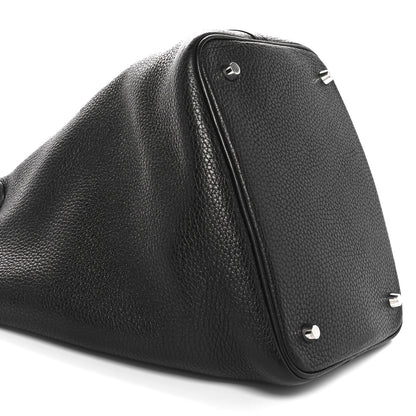 Hermes Taurillon Clemence Picotin Lock 22 MM Black 9 of 10