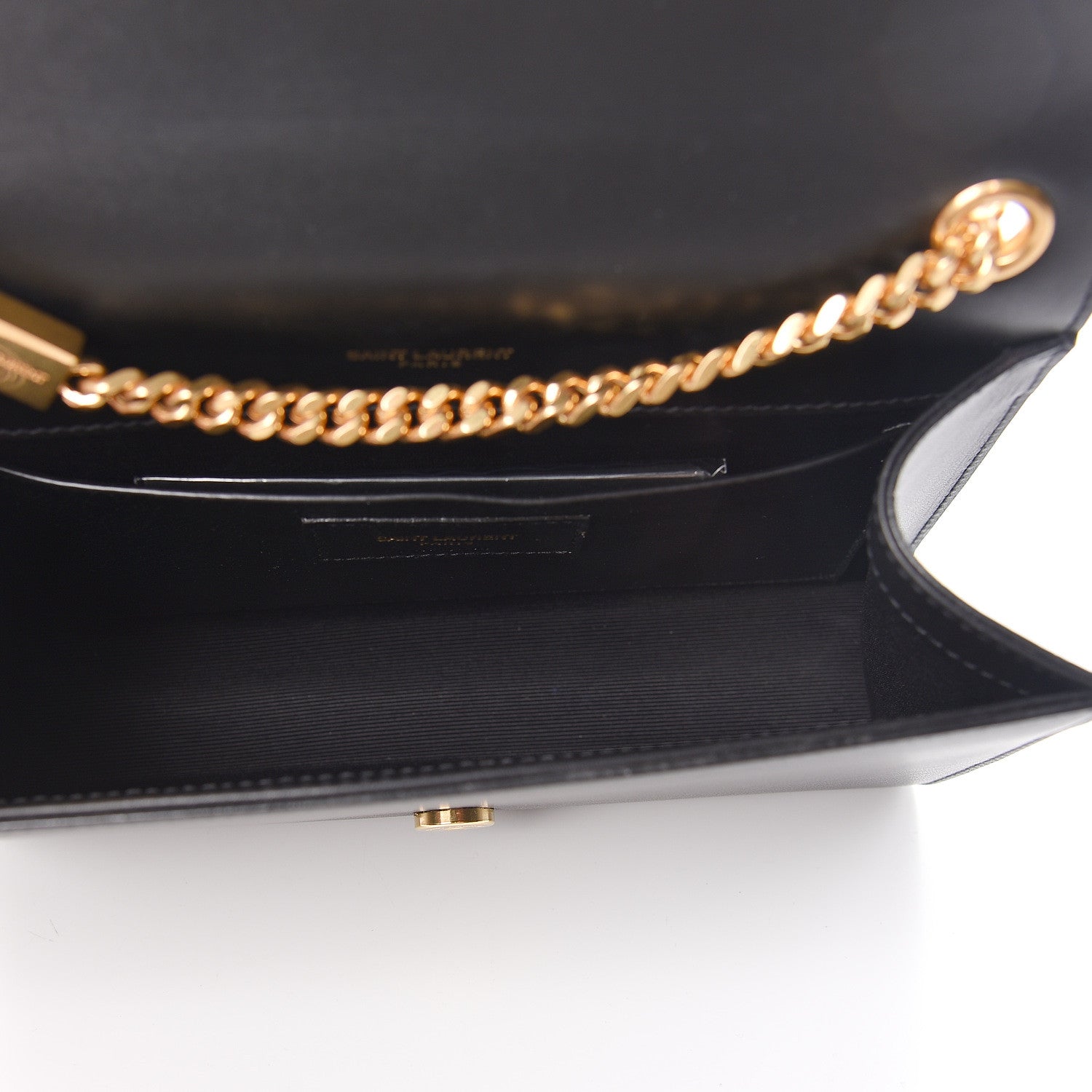 Saint Laurent Calfskin Small Monogram Kate Satchel Black 5 of 10