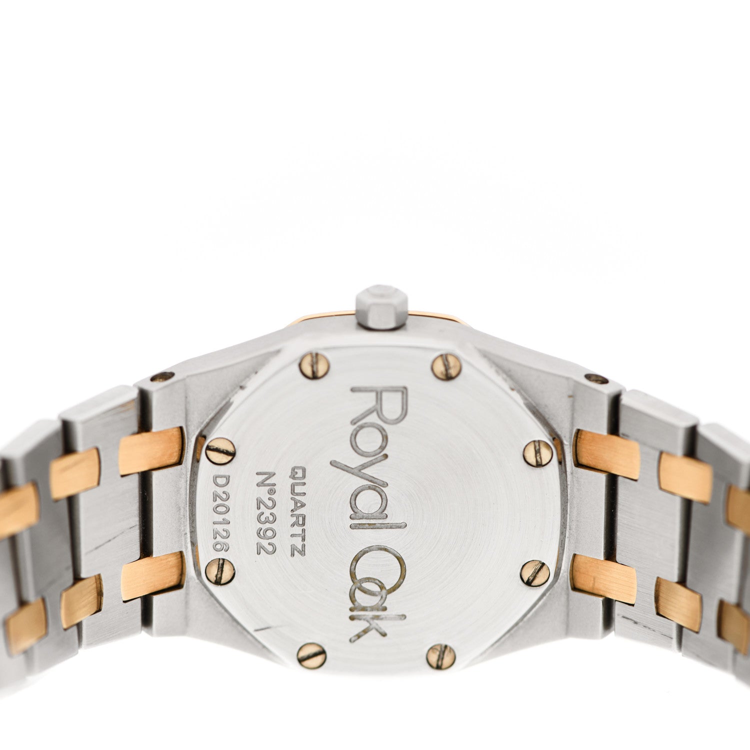 Audemars Piguet Stainless Steel 18K Yellow Gold 25mm Royal Oak Quartz Watch Grey 66270SA.OO.0722SA.01 4 of 4