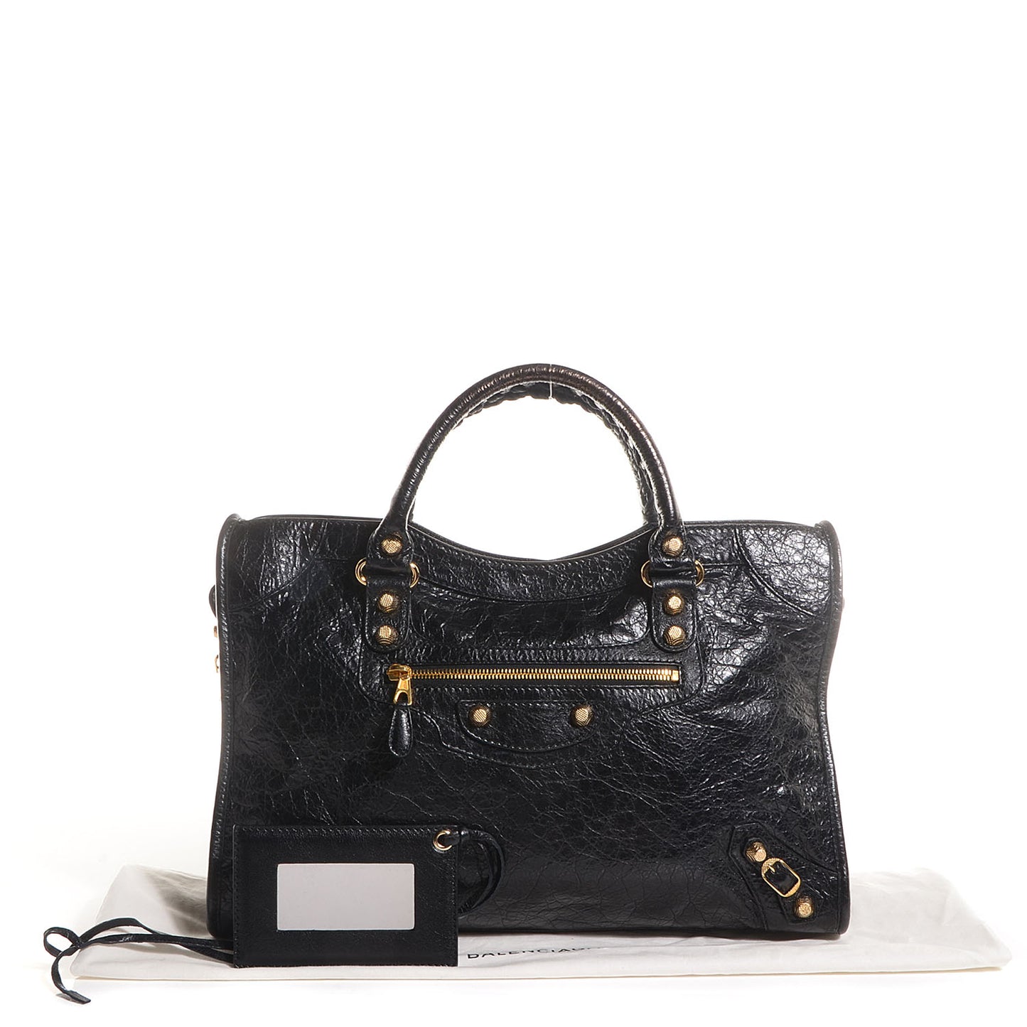 Agneau Giant 12 Gold Hardware City Black
