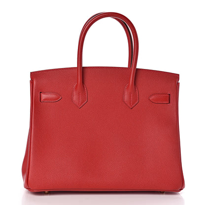 Hermes Epsom Birkin 30 Rouge Casaque 30 of 49