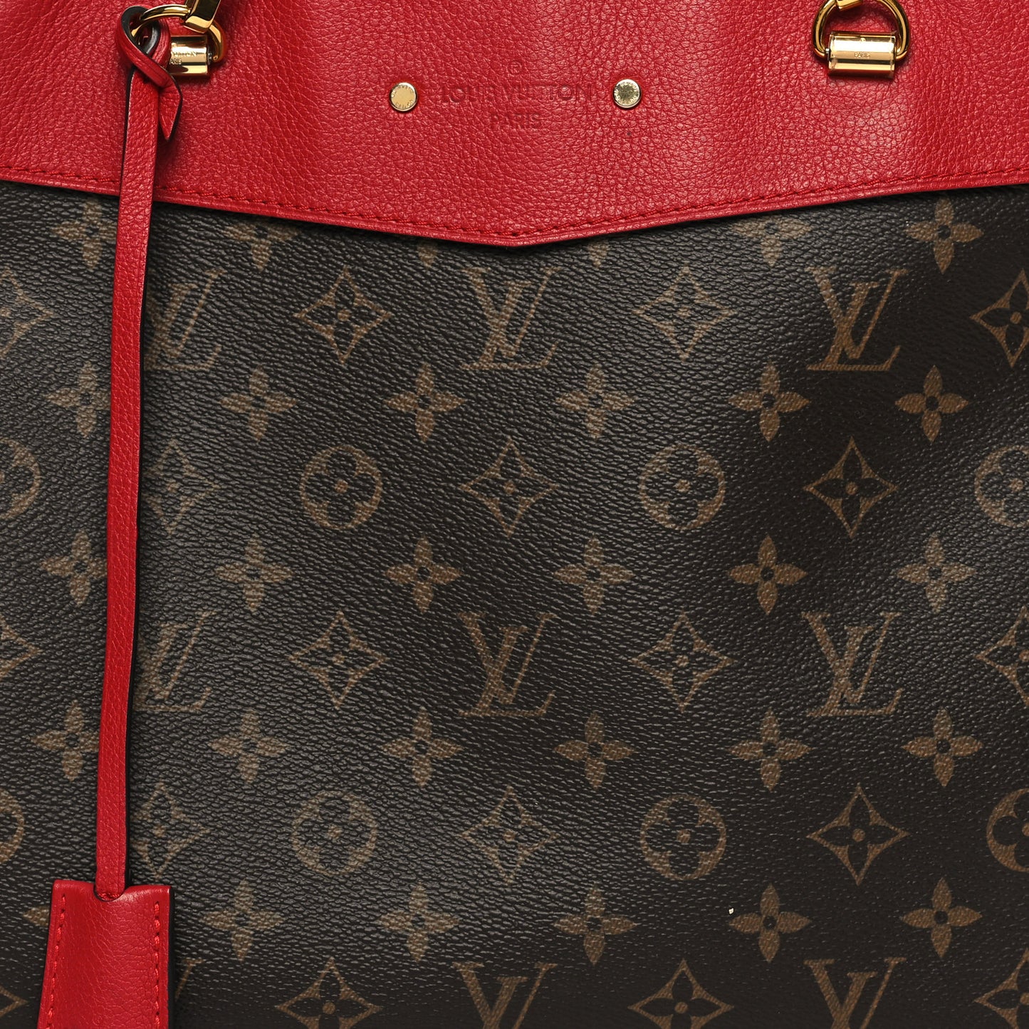 Monogram Pallas Shopper Cherry