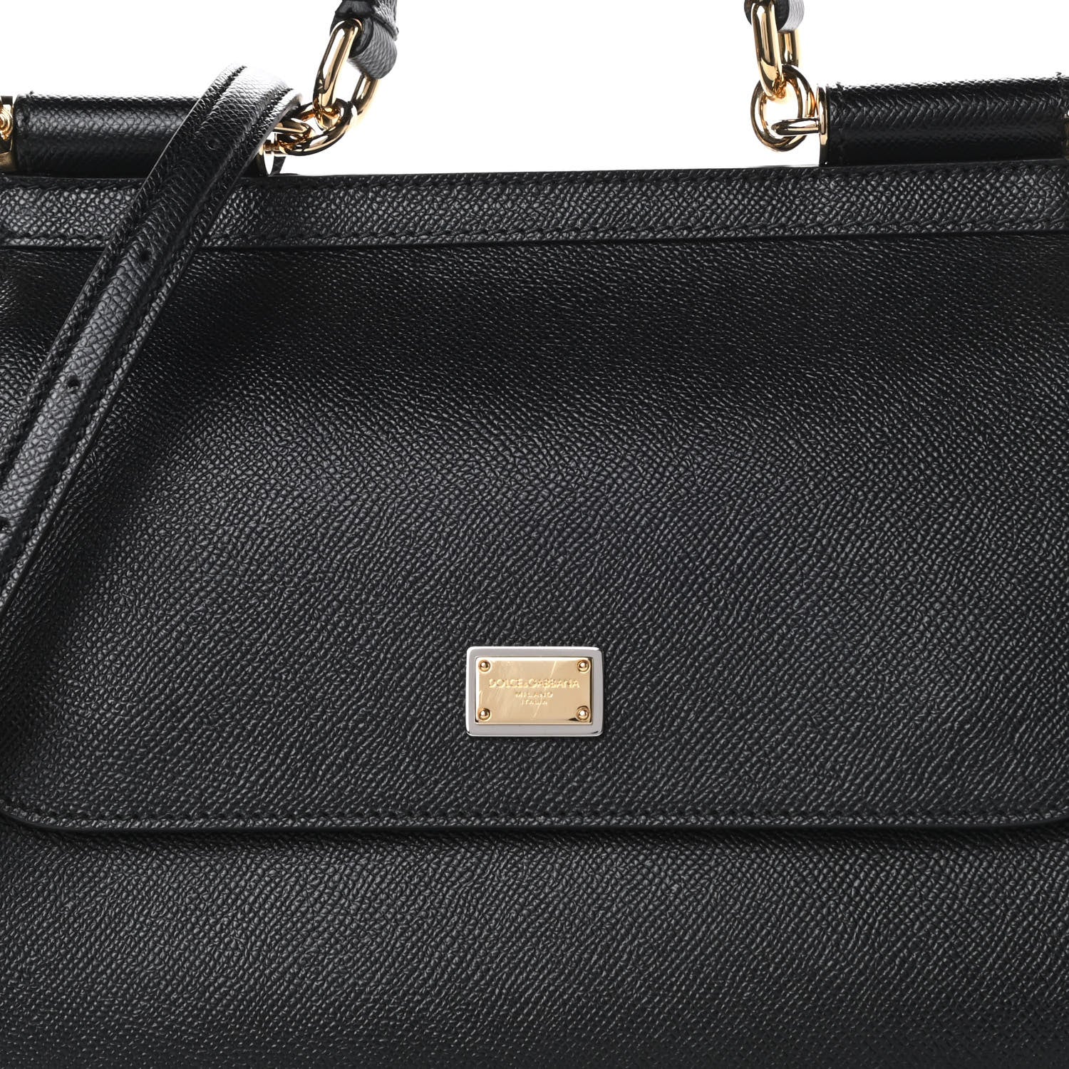 Dolce & Gabbana Dauphine Medium Miss Sicily Satchel Black 8 of 11